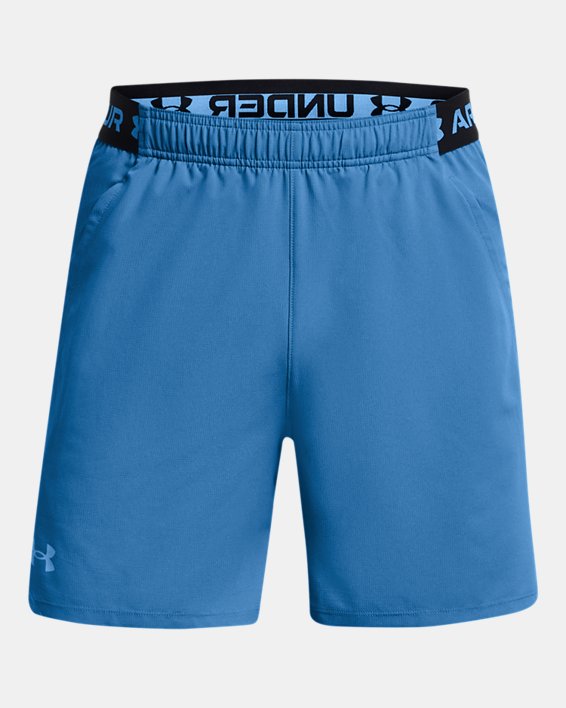 กางเกงขาสั้น UA Vanish Woven 6" สำหรับผู้ชาย in Blue image number 4